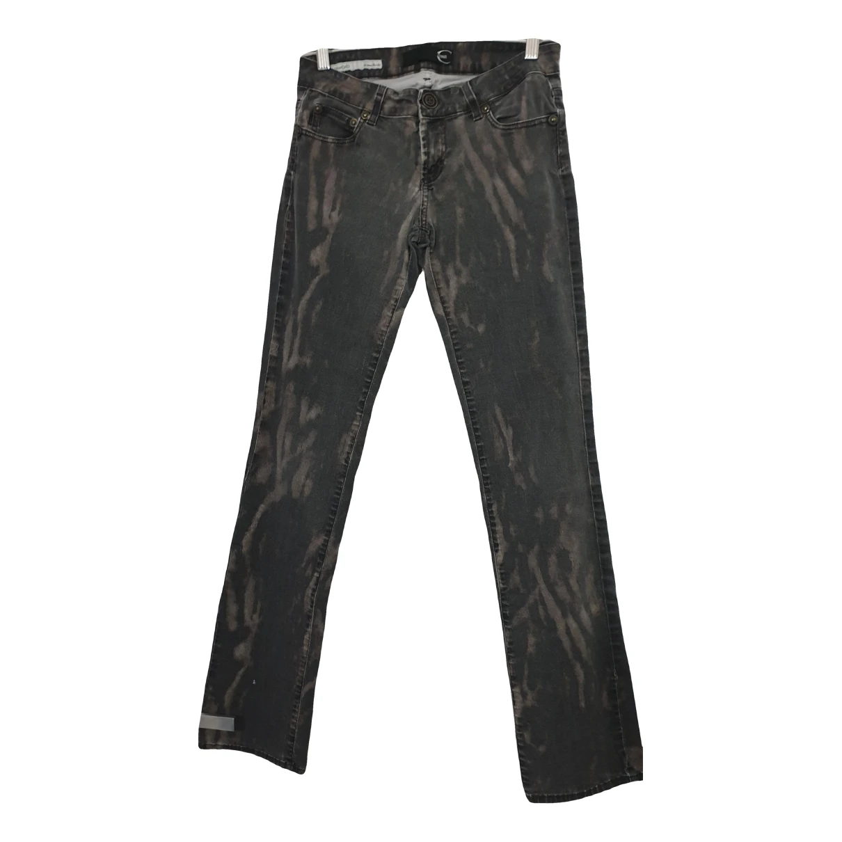 Pre-owned Just Cavalli Straight Pants In Brown