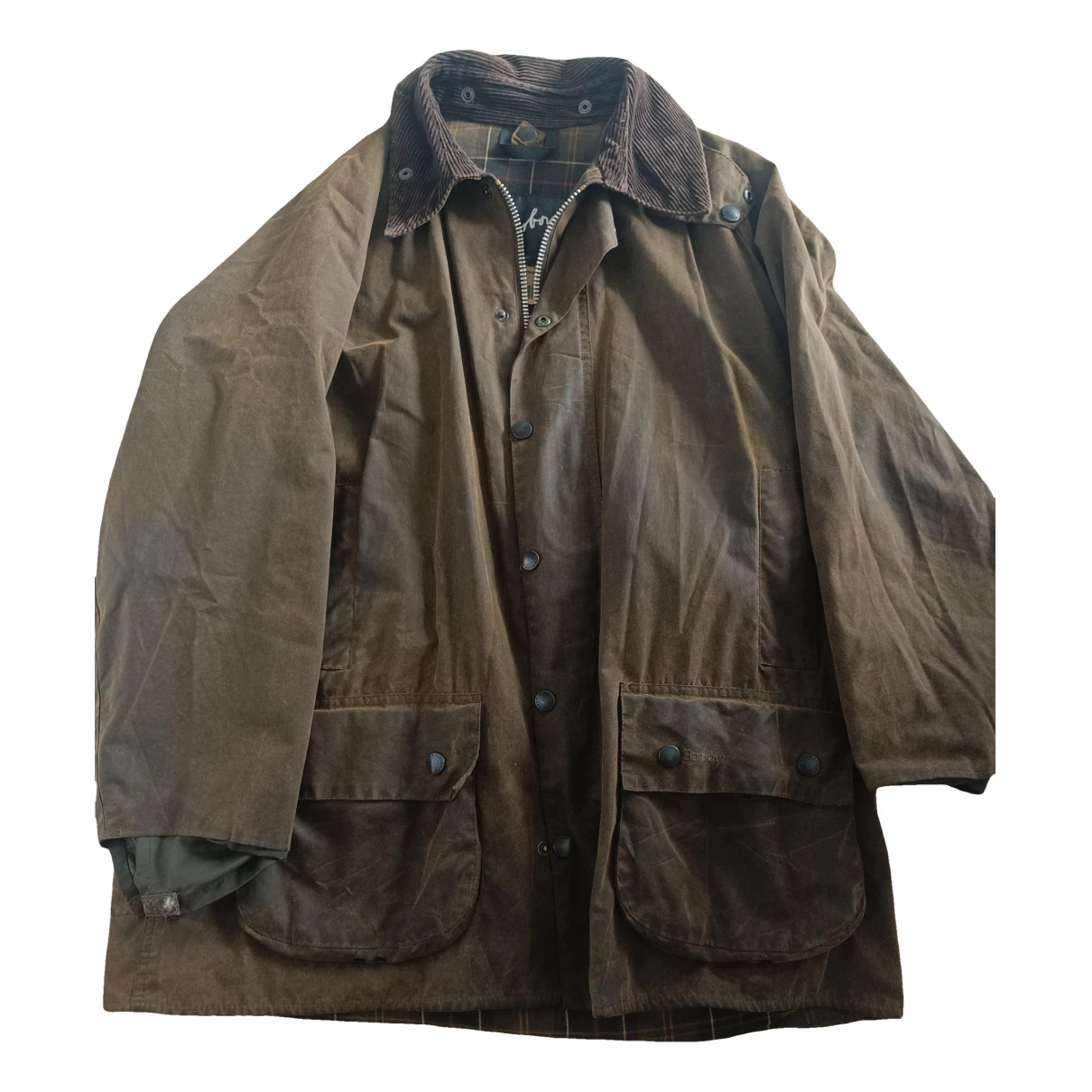 Pre-owned Barbour Vest In Brown