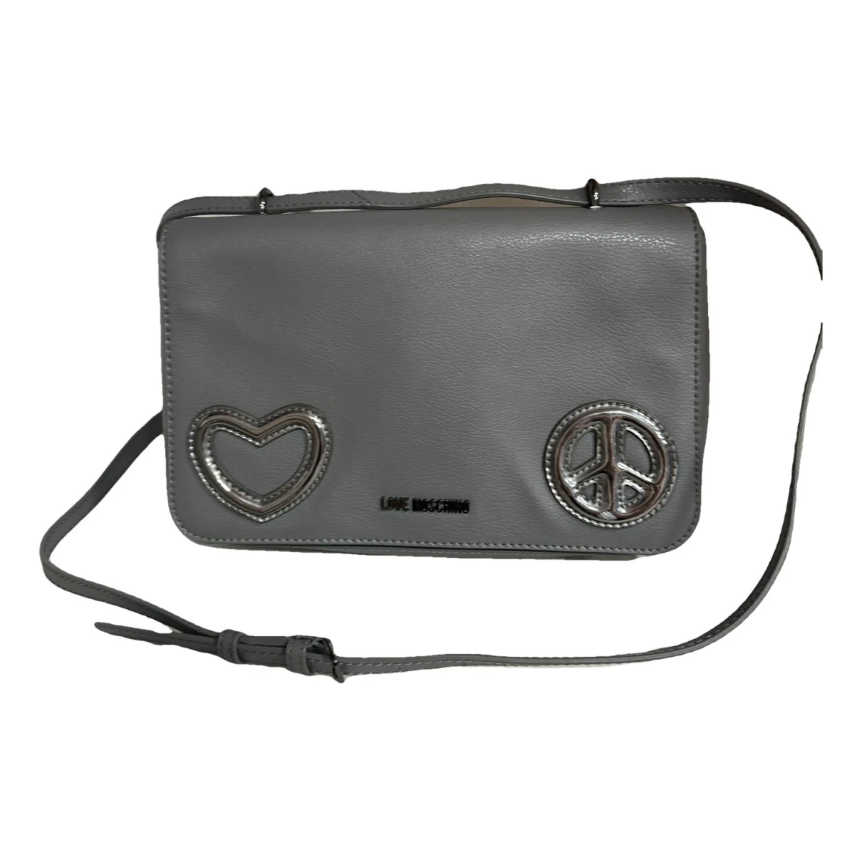 Pre-owned Moschino Love Handbag In Grey