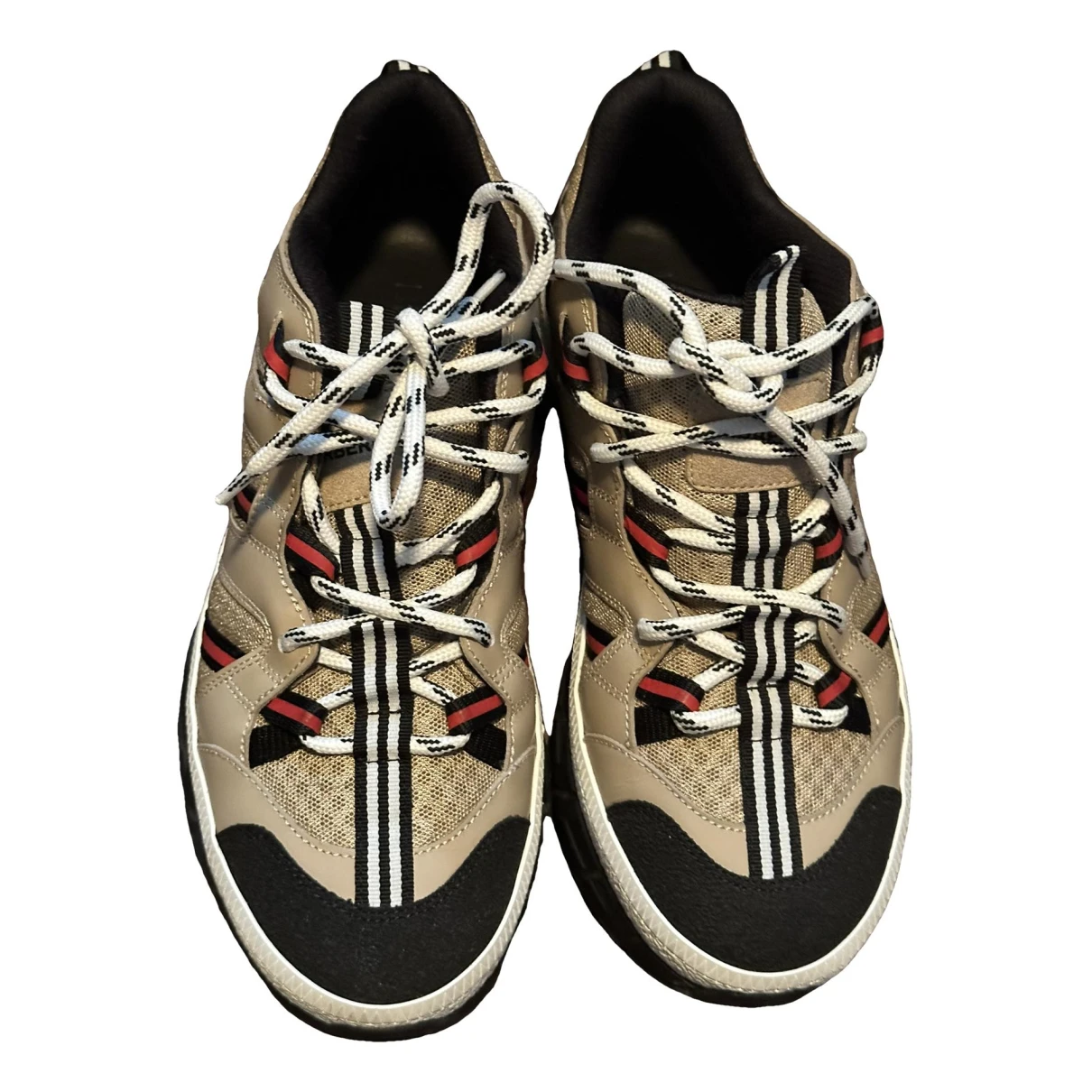 Pre-owned Burberry Cloth Trainers In Other