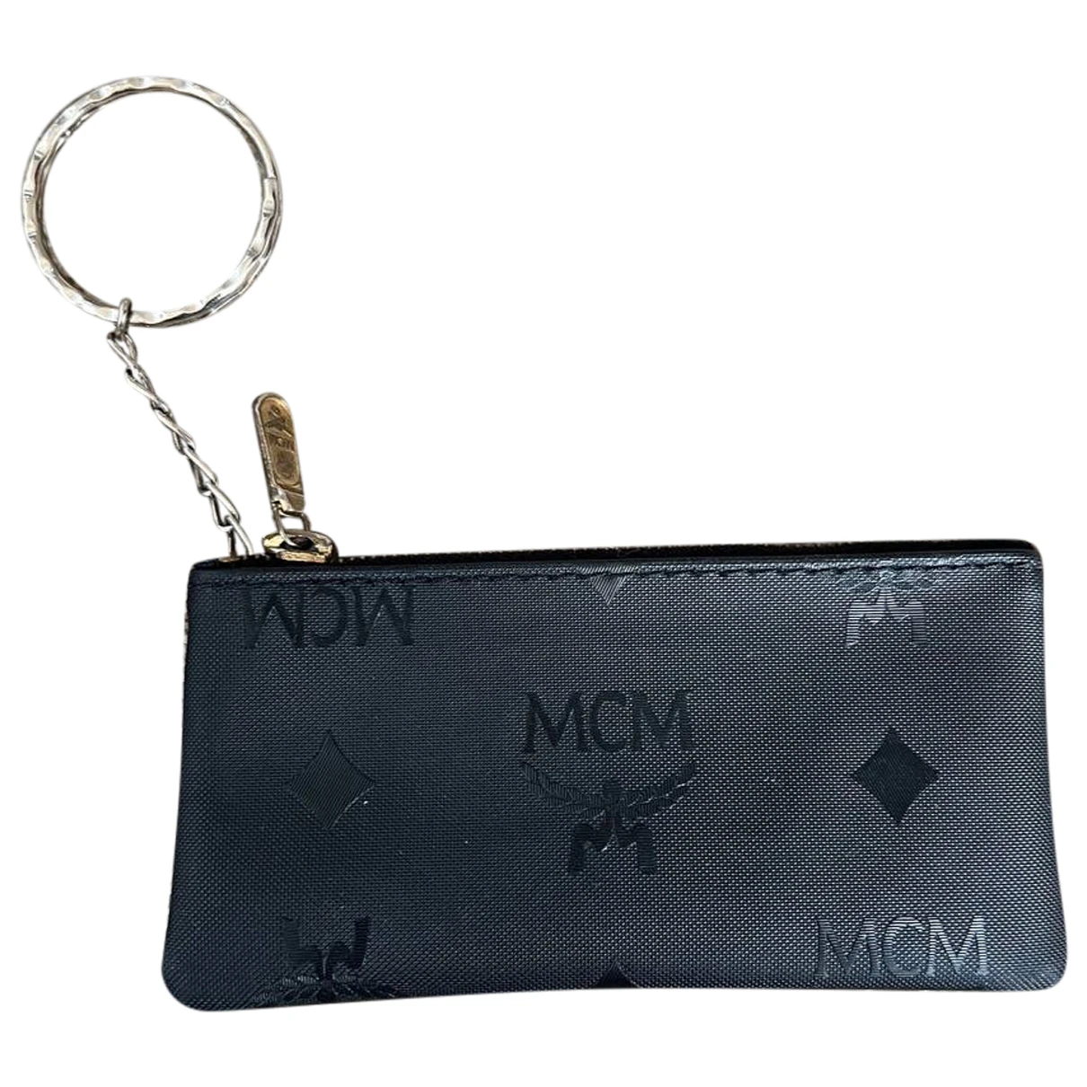 Pre-owned Mcm Leather Purse In Black