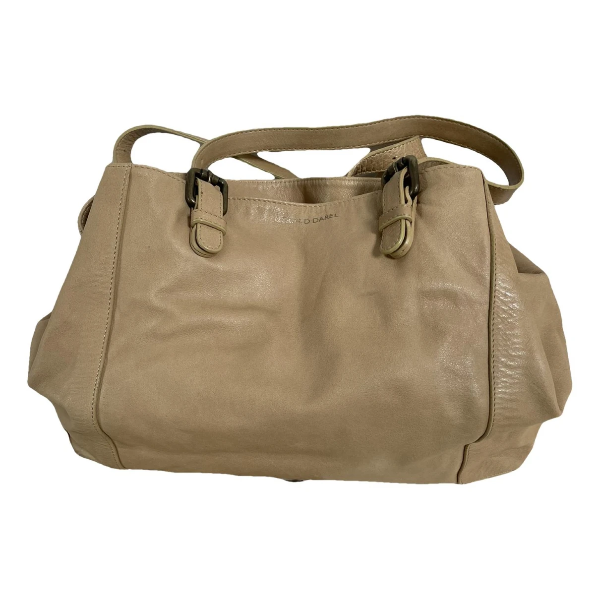 Pre-owned Gerard Darel Simple Bag Leather Handbag In Beige