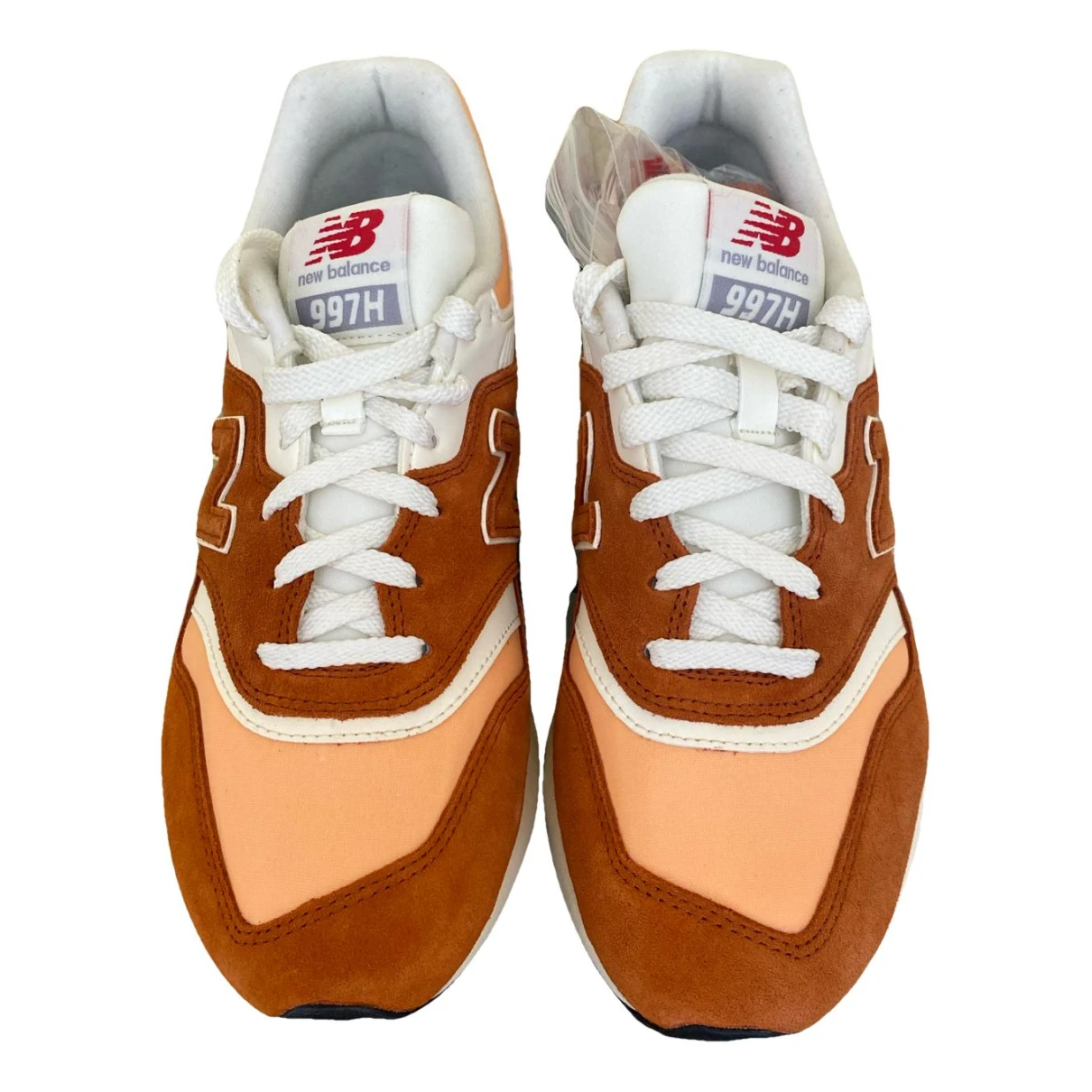 Pre-owned New Balance Cloth Trainers In Orange