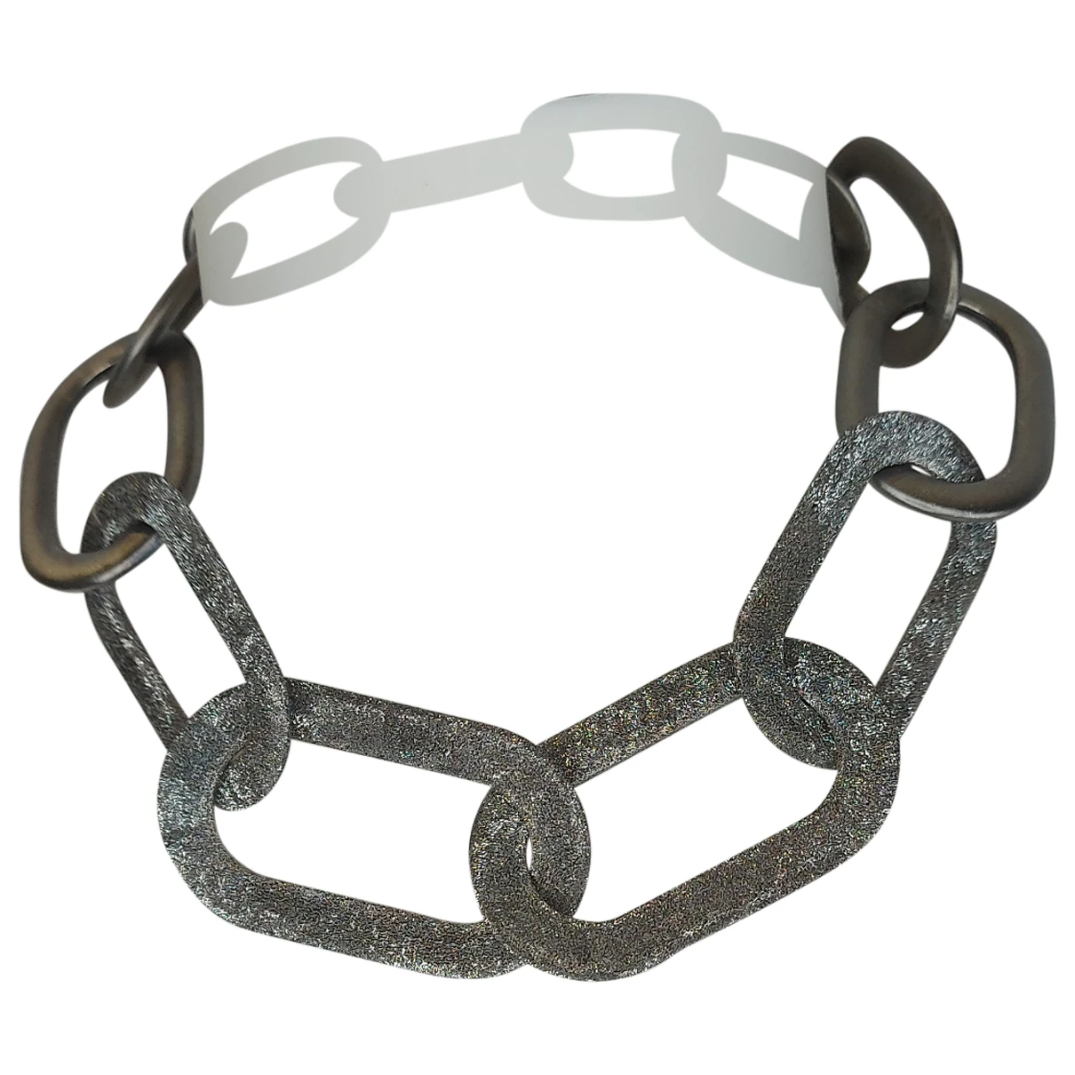 Pre-owned Brunello Cucinelli Necklace In Grey