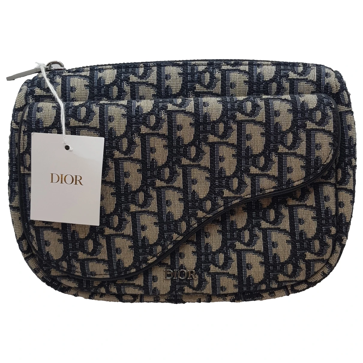 Pre-owned Dior Cloth Bag In Grey
