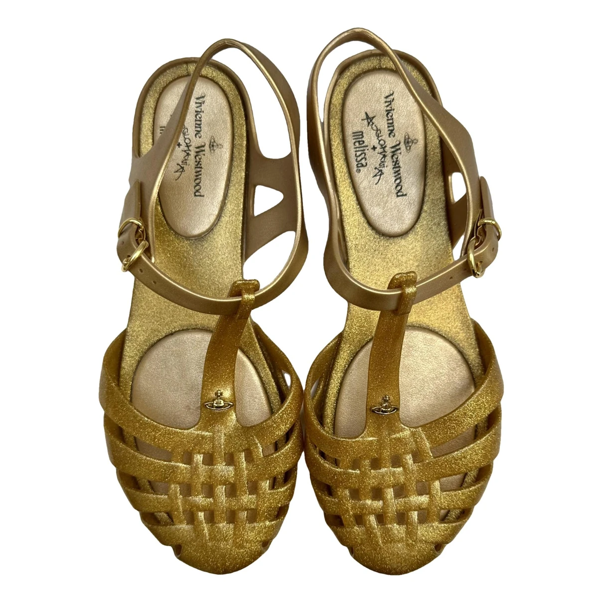 Pre-owned Vivienne Westwood Anglomania Sandal In Gold