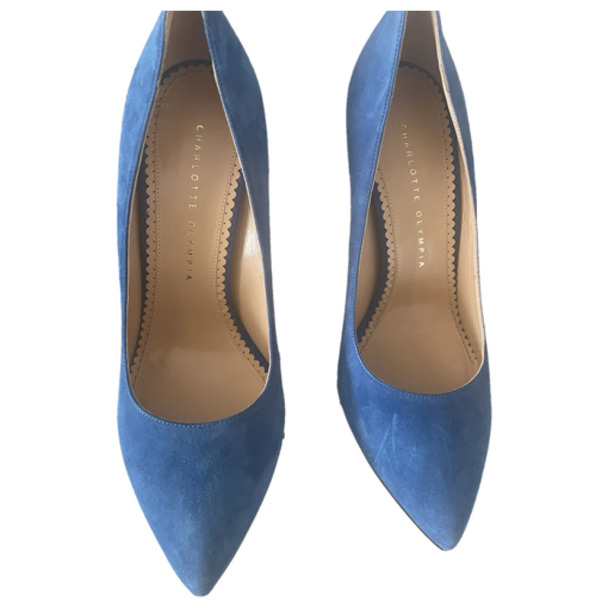Pre-owned Charlotte Olympia Heels In Blue