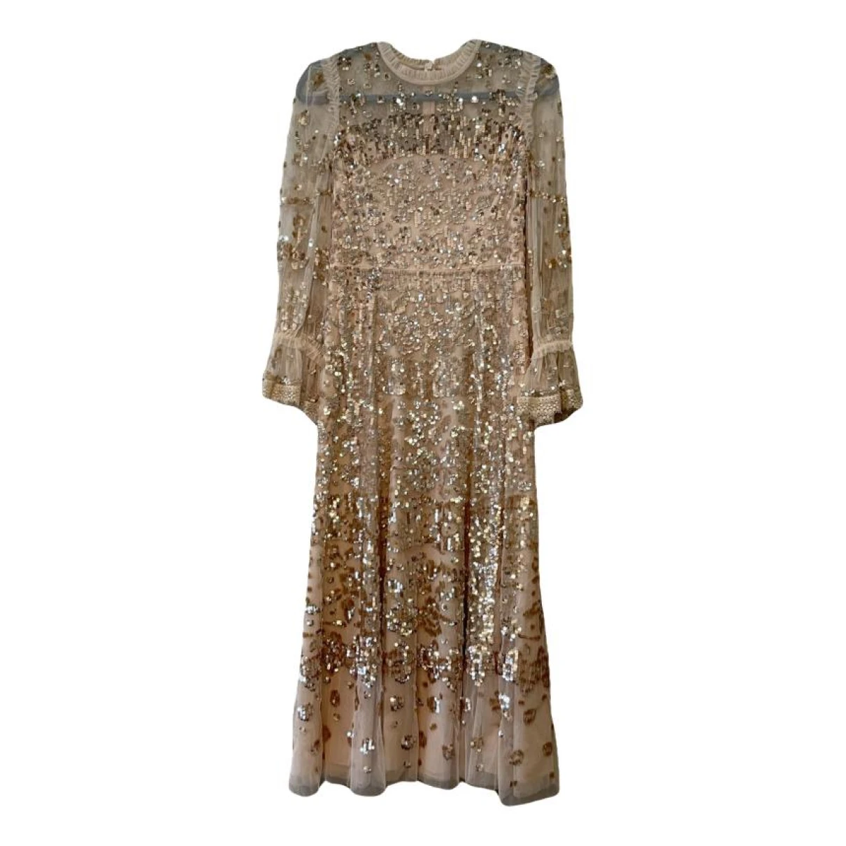 Pre-owned Needle & Thread Glitter Maxi Dress In Other