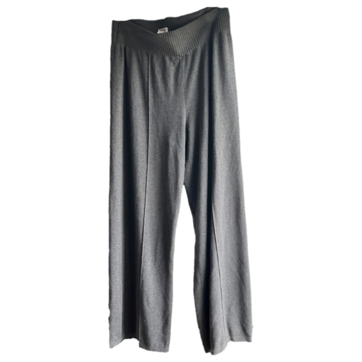 Pre-owned Pringle Of Scotland Large Pants In Grey
