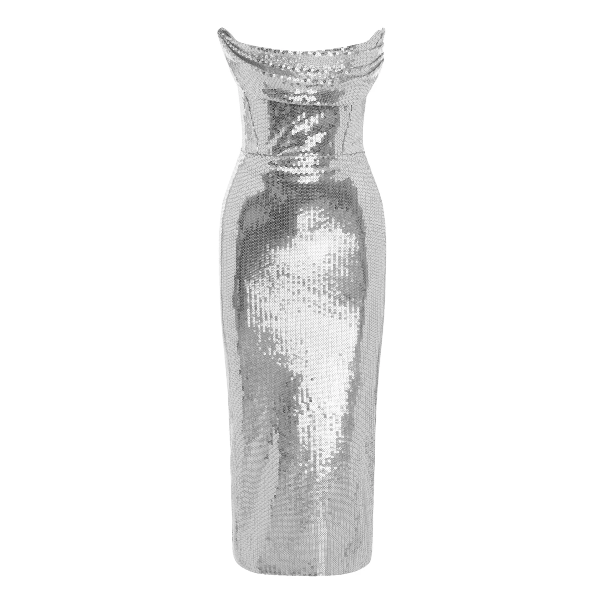 Pre-owned Alex Perry Mid-length Dress In Silver