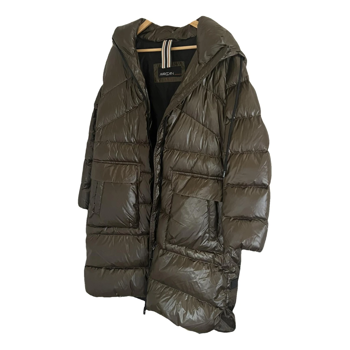 Pre-owned Marc Cain Puffer In Brown
