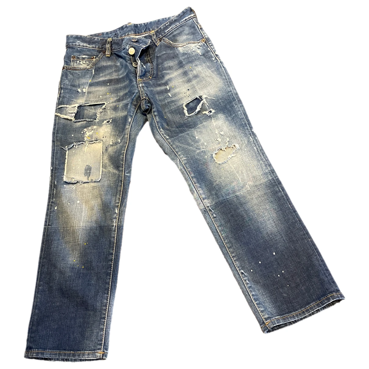 Pre-owned Dsquared2 Short Jeans In Blue