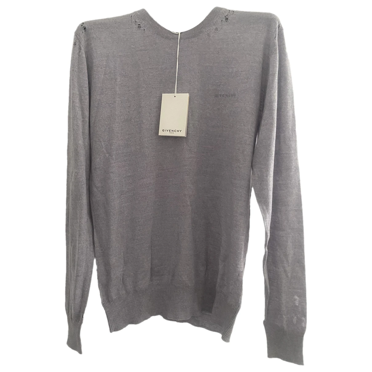Pre-owned Givenchy Wool Pull In Grey