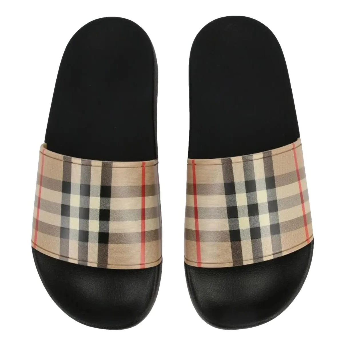 Pre-owned Burberry Leather Sandal In Multicolour