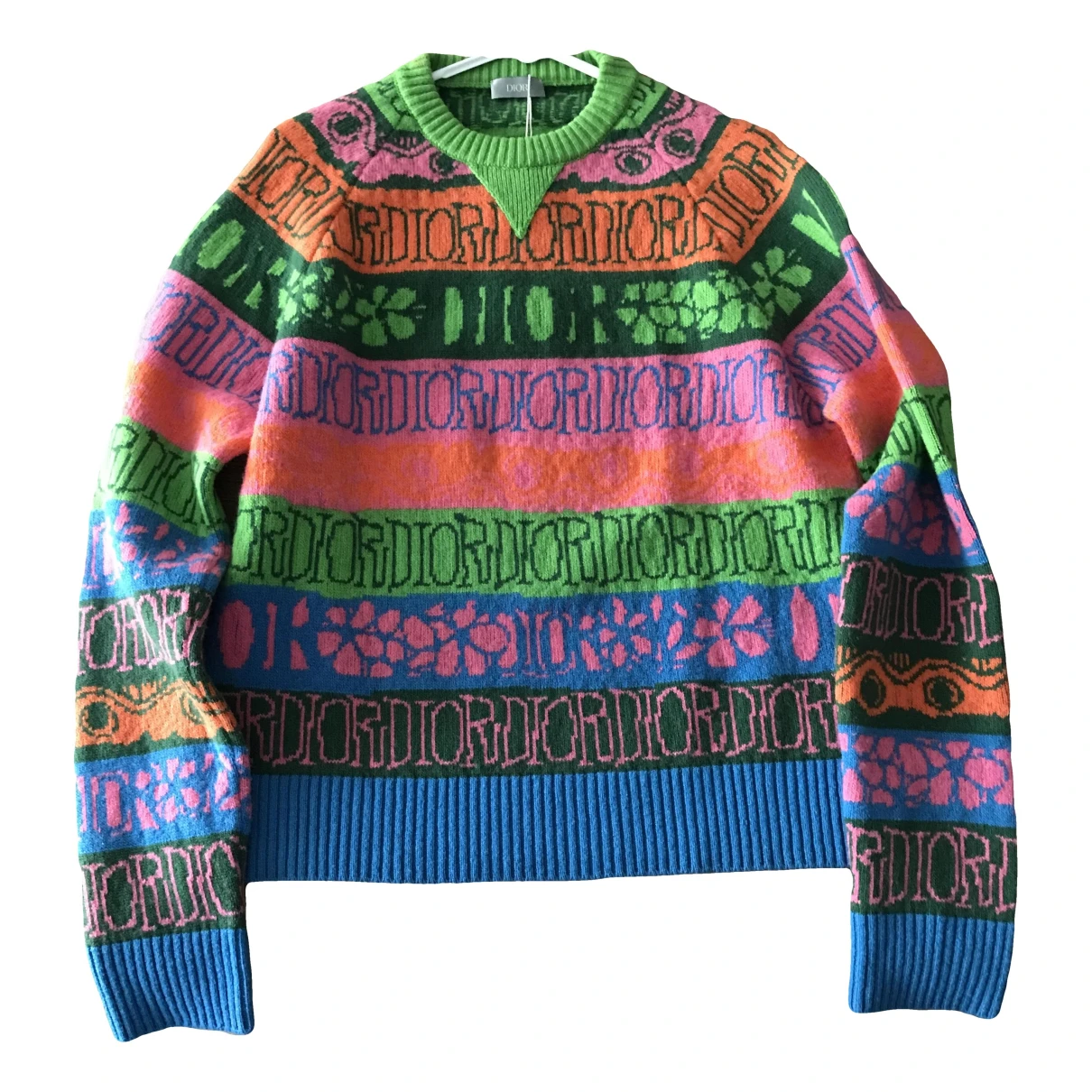 Pre-owned Dior Wool Sweatshirt In Multicolour