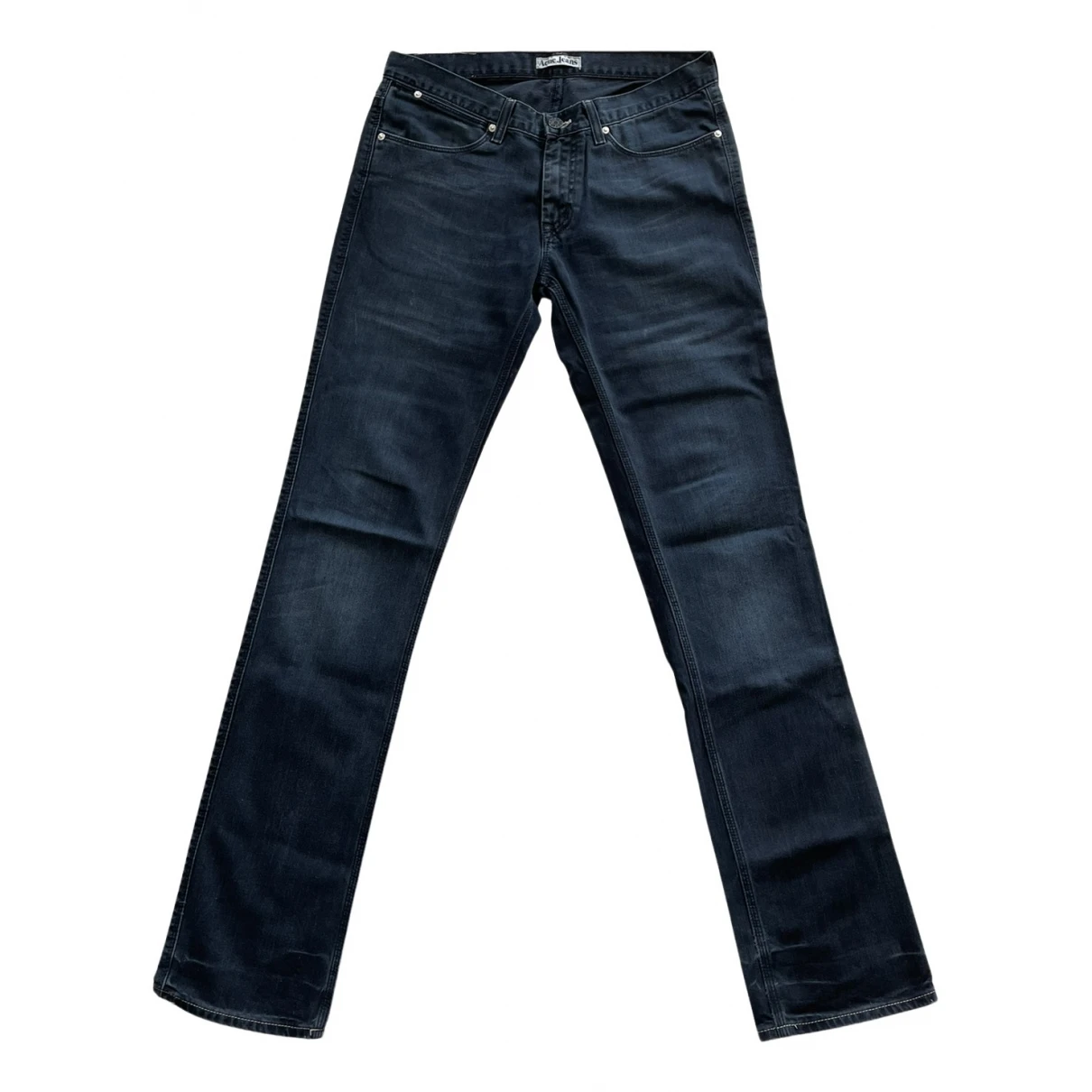Pre-owned Acne Studios Straight Jeans In Navy