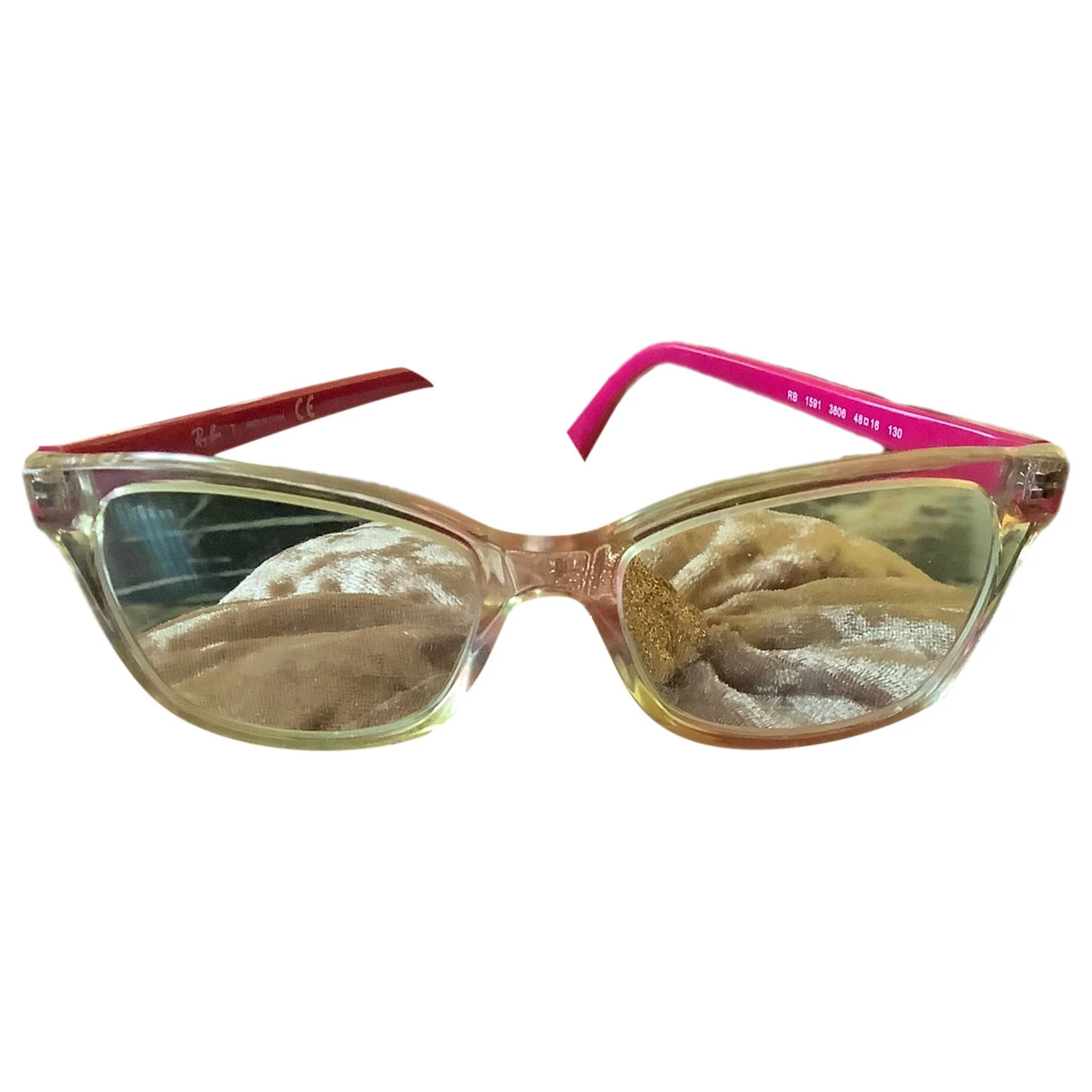 Pre-owned Ray Ban Sunglasses In Pink