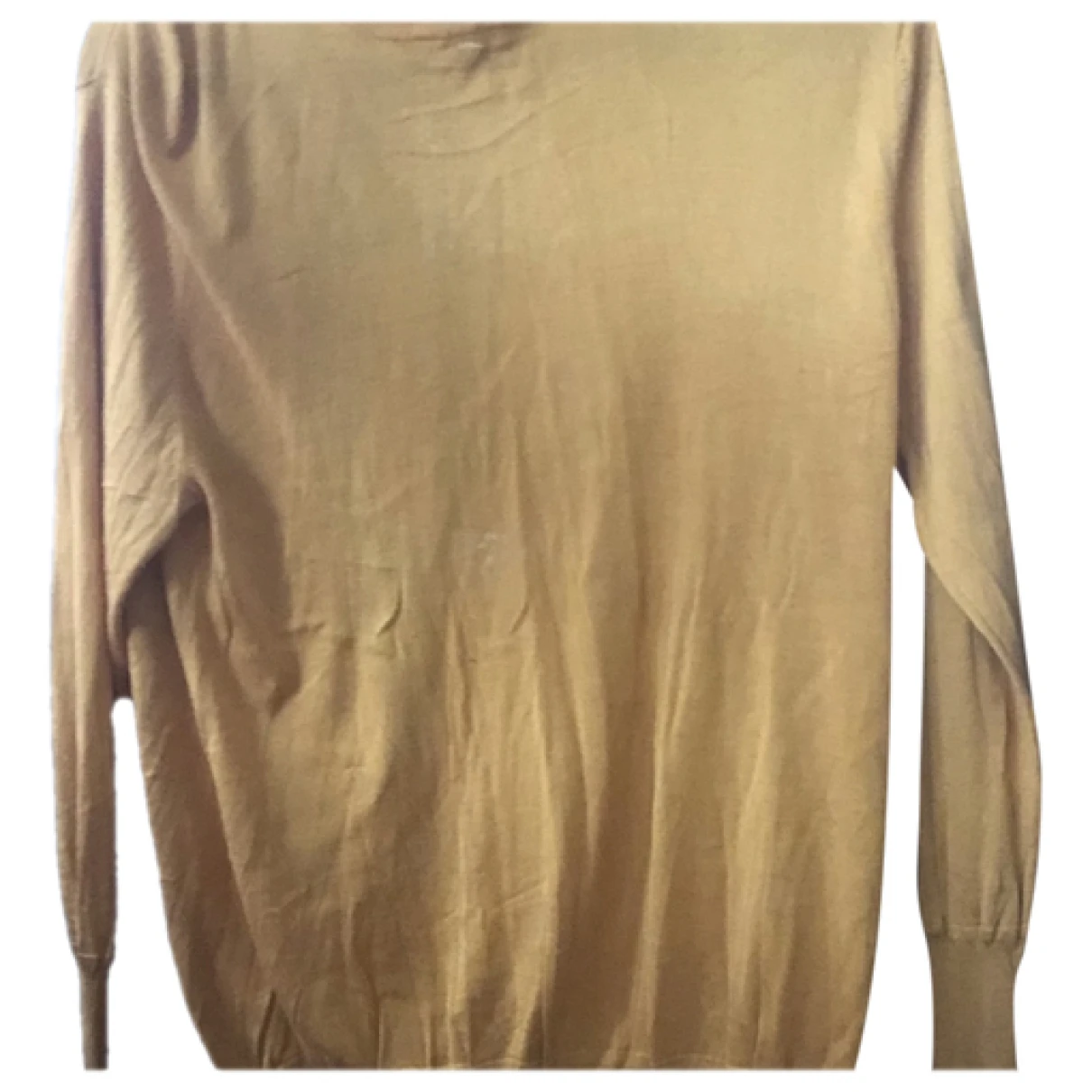 Pre-owned Acne Studios Silk Top In Yellow
