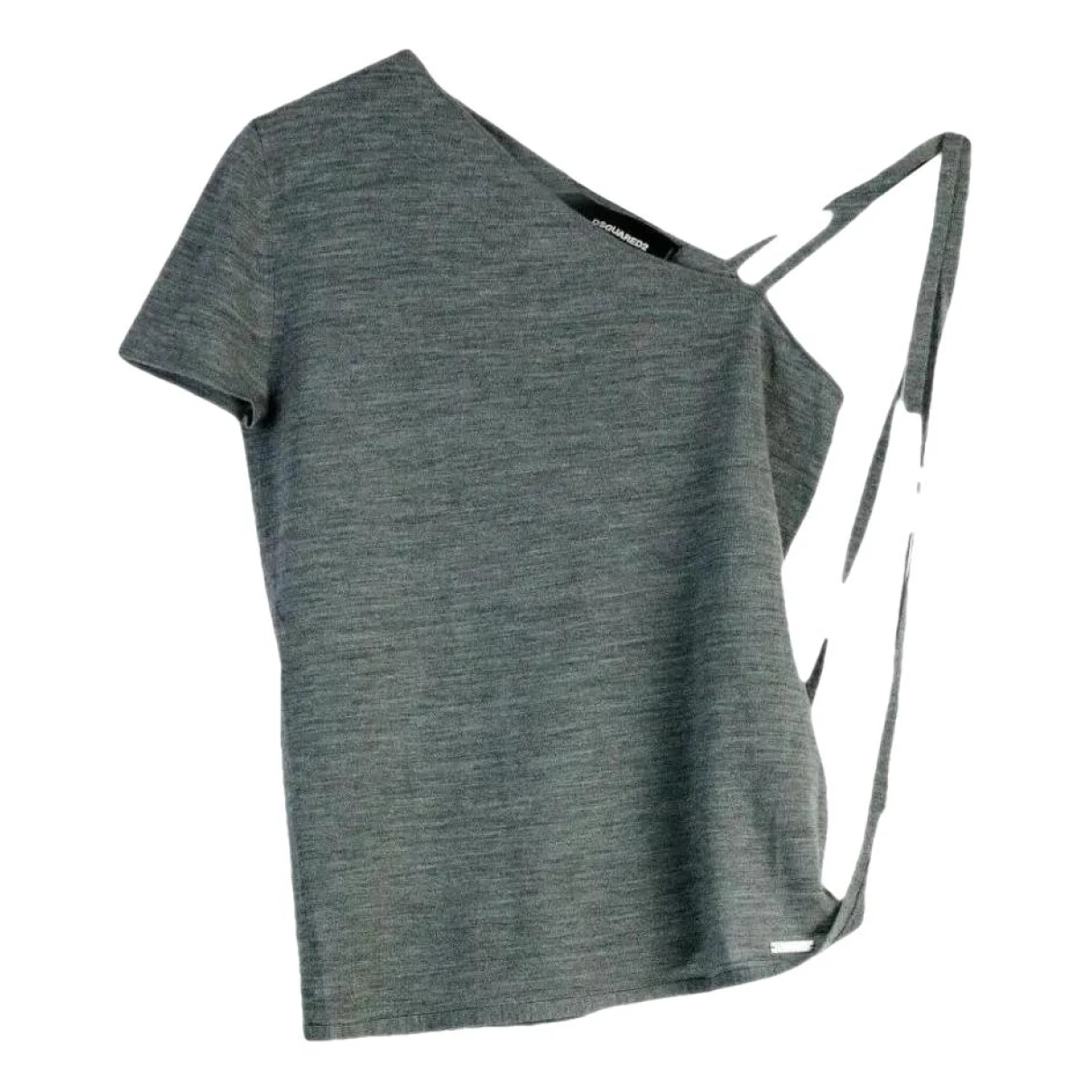 Pre-owned Dsquared2 Wool T-shirt In Grey