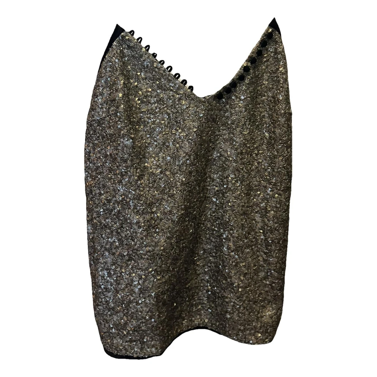 Pre-owned Zadig & Voltaire Glitter Camisole In Gold
