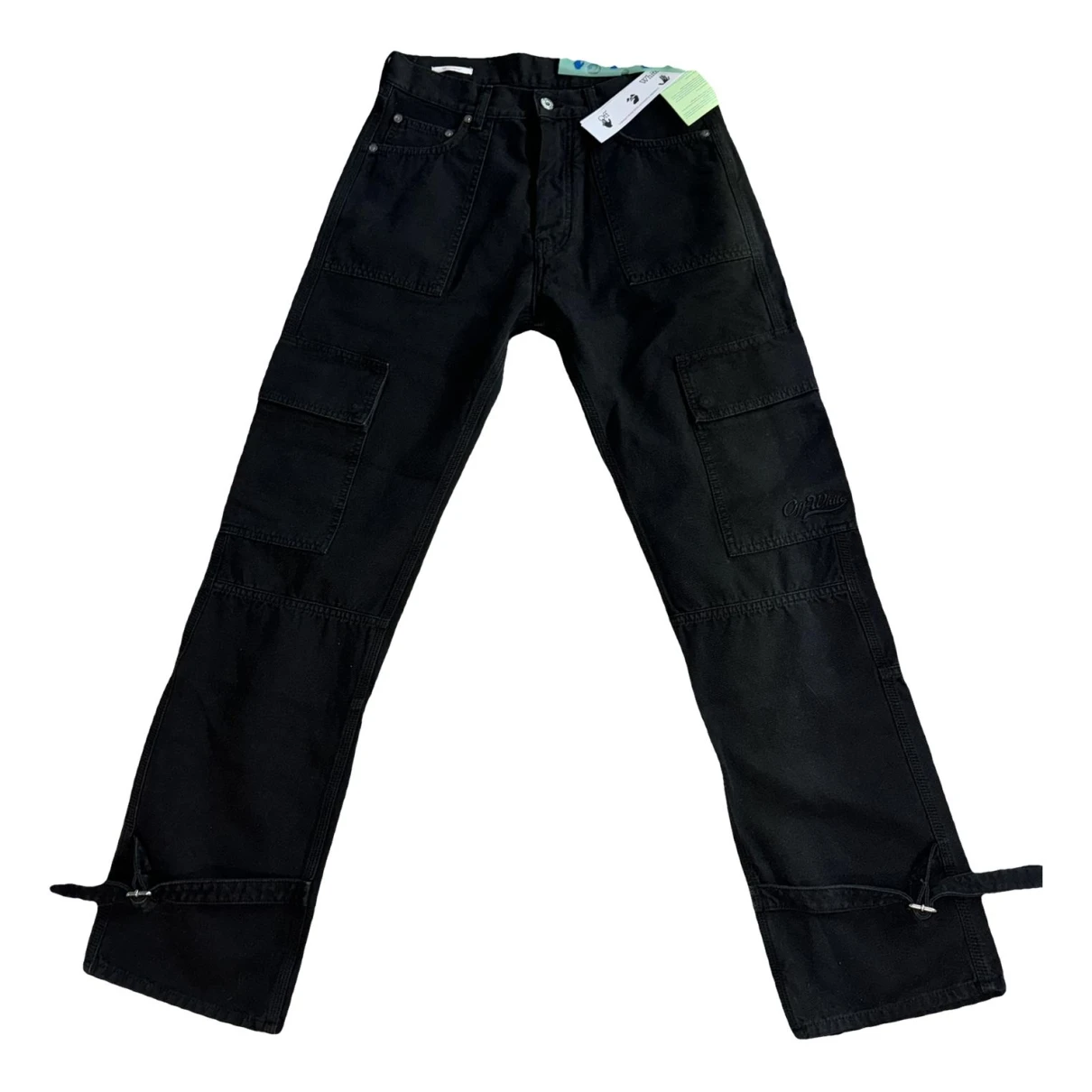 Pre-owned Off-white Jeans In Black