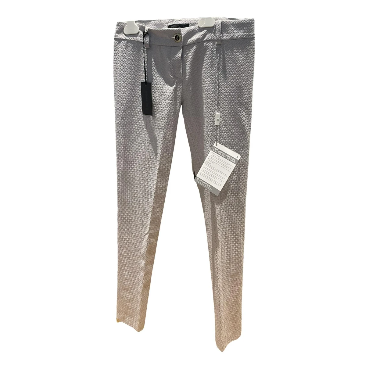 Pre-owned Patrizia Pepe Straight Pants In Grey