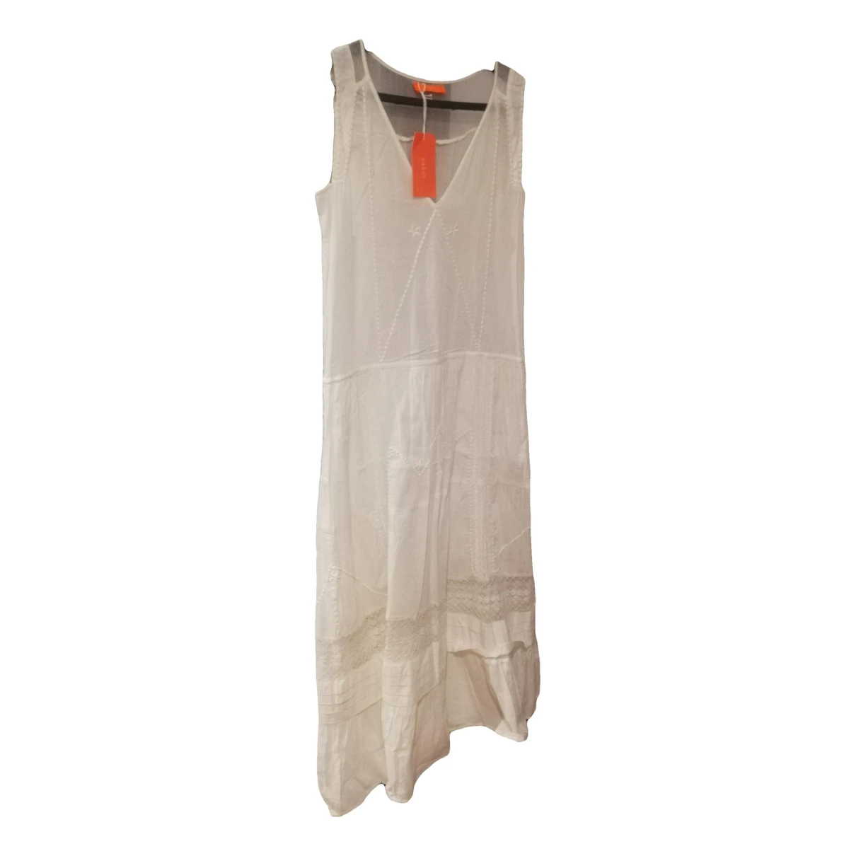 Pre-owned Ba&sh Maxi Dress In White
