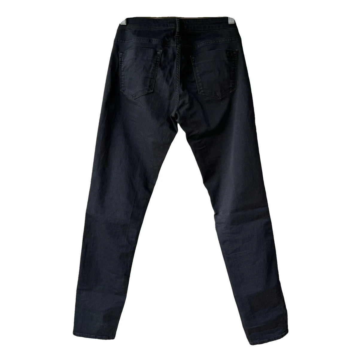 Pre-owned Fred Perry Slim Jeans In Black