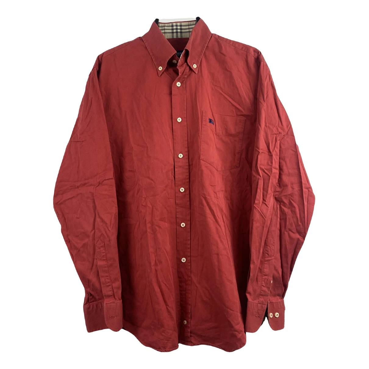 Pre-owned Burberry Shirt In Red