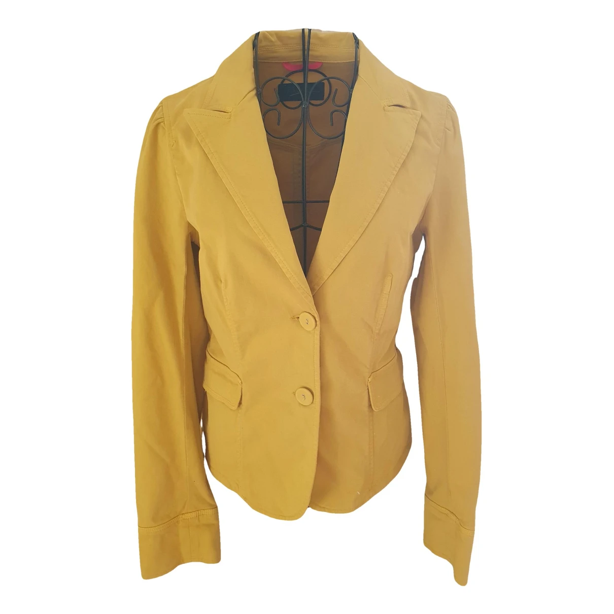 Pre-owned Escada Suit Jacket In Yellow