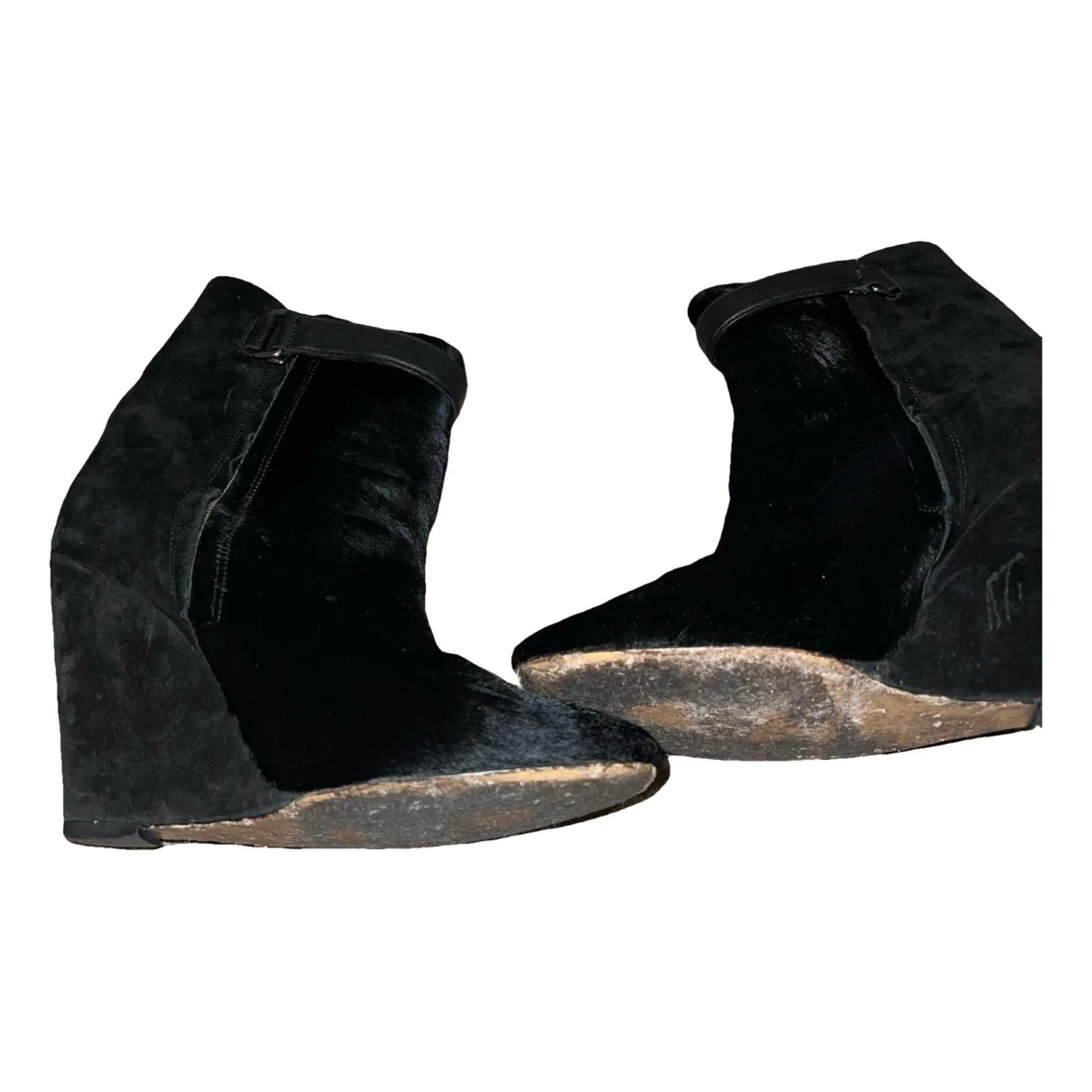 Pre-owned Isabel Marant Luliana Boots In Black