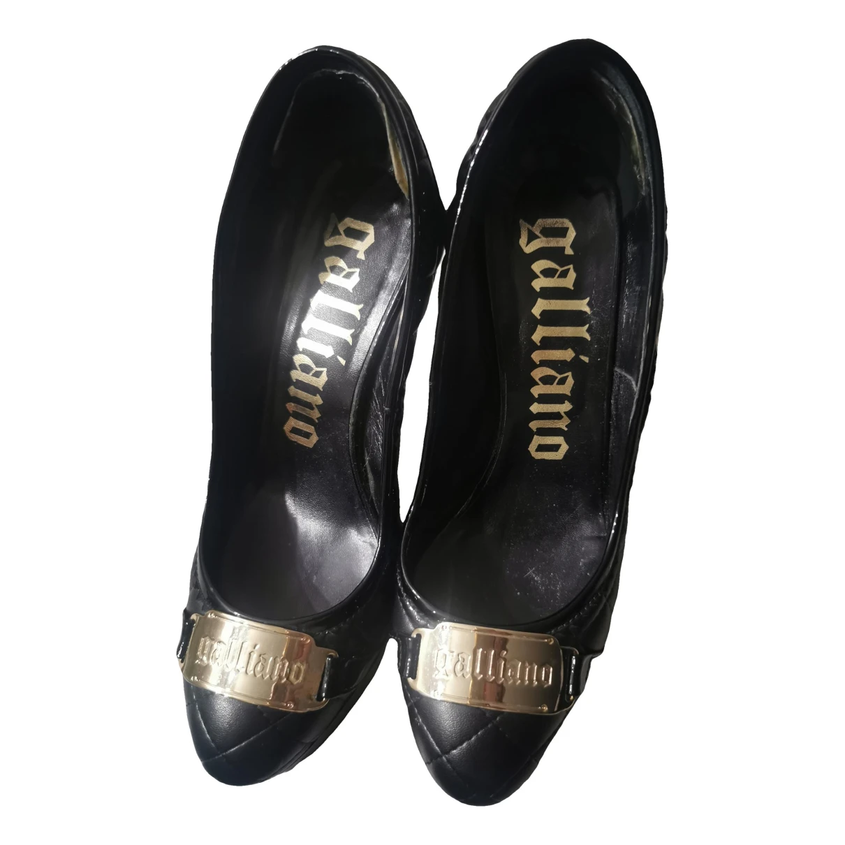 Pre-owned Galliano Leather Heels In Black