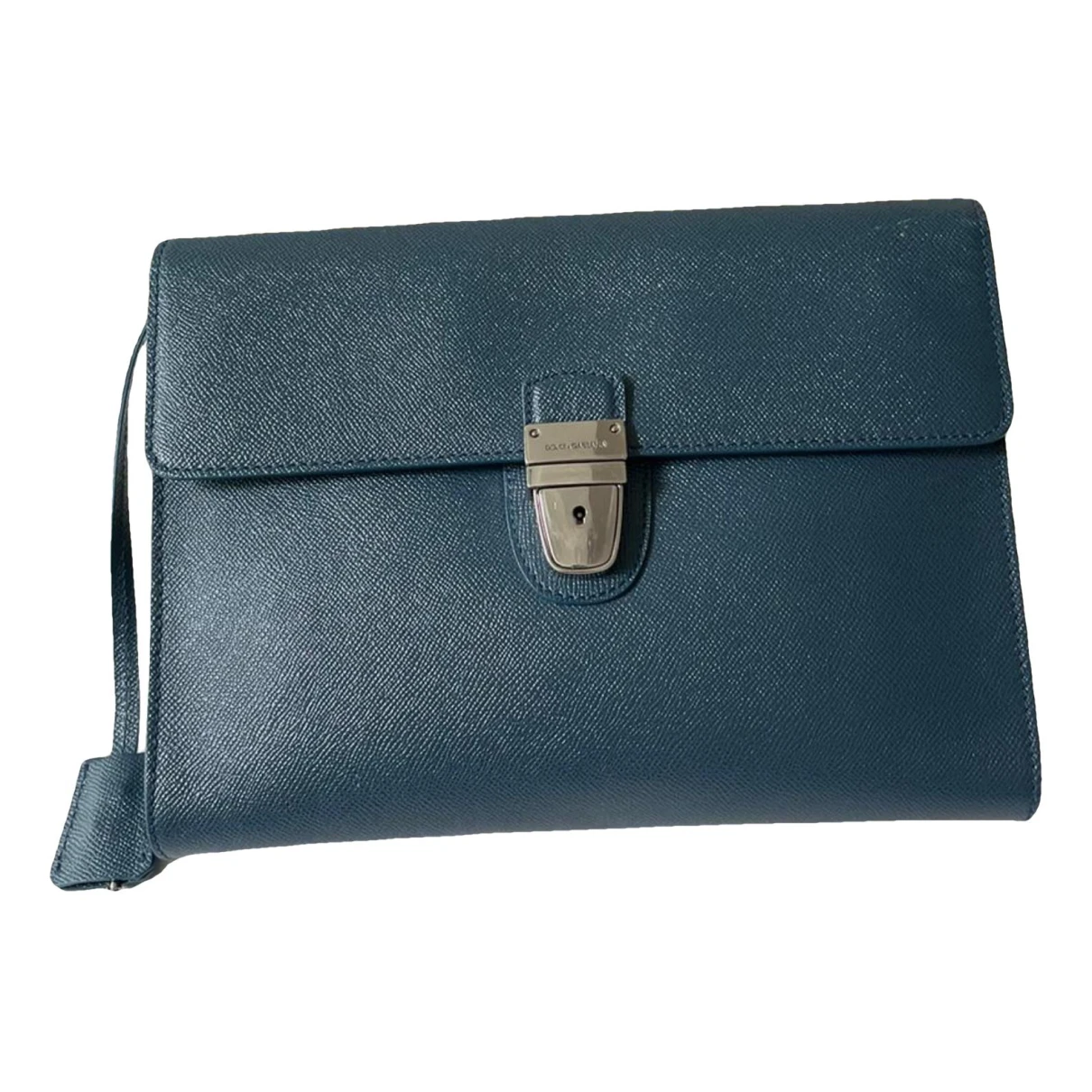 Pre-owned Dolce & Gabbana Leather Small Bag In Blue
