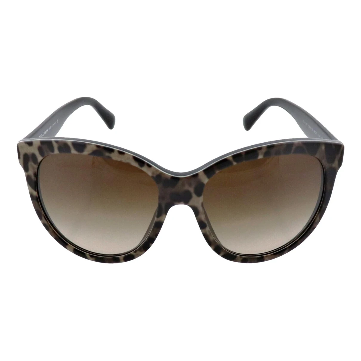 Pre-owned Dolce & Gabbana Oversized Sunglasses In Brown
