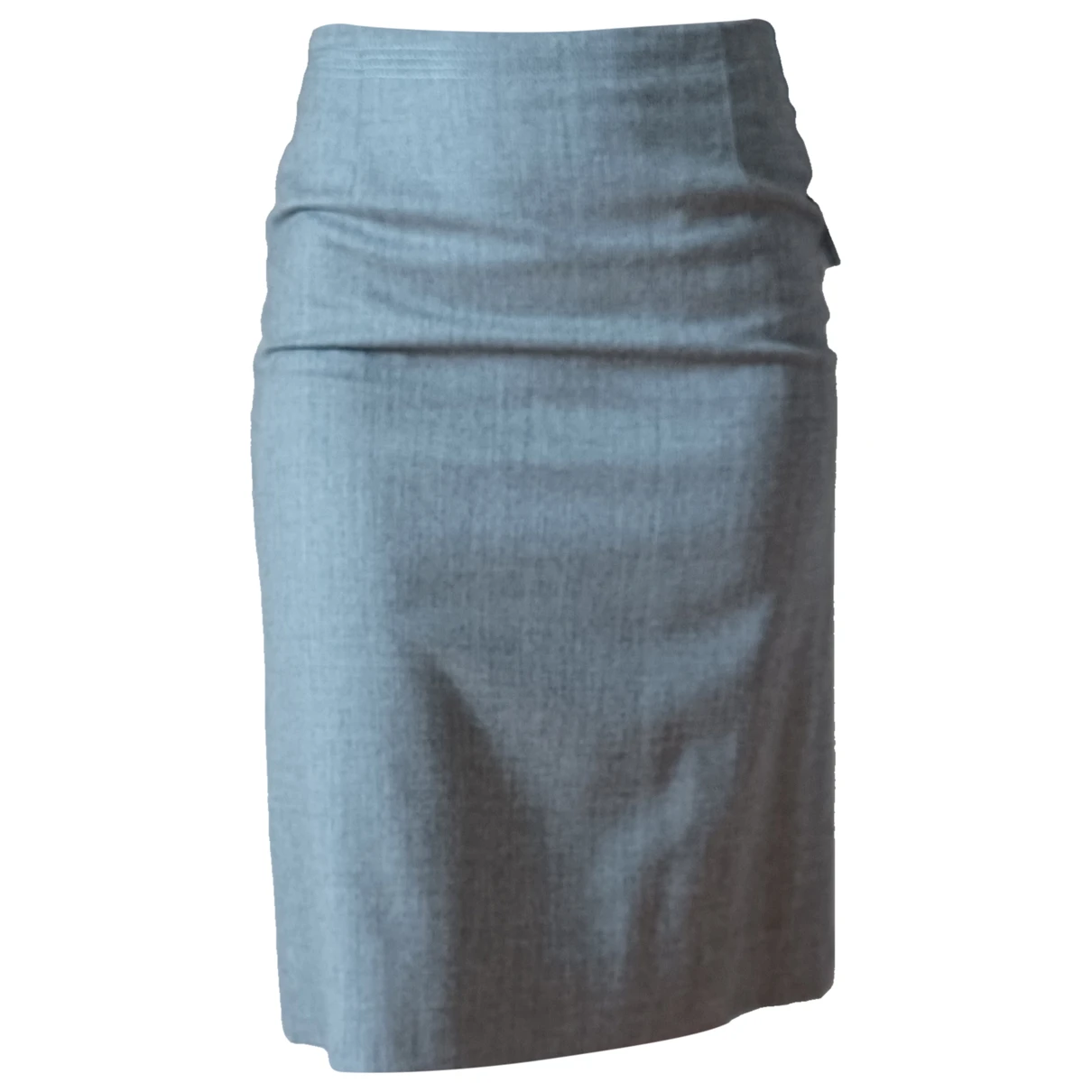 Pre-owned Nina Ricci Wool Mid-length Skirt In Grey