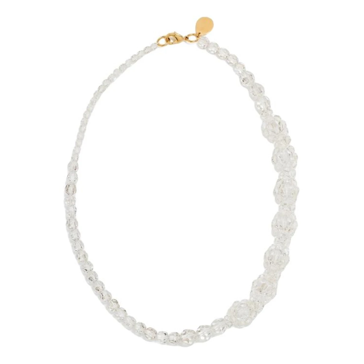 Pre-owned Simone Rocha Crystal Necklace In White