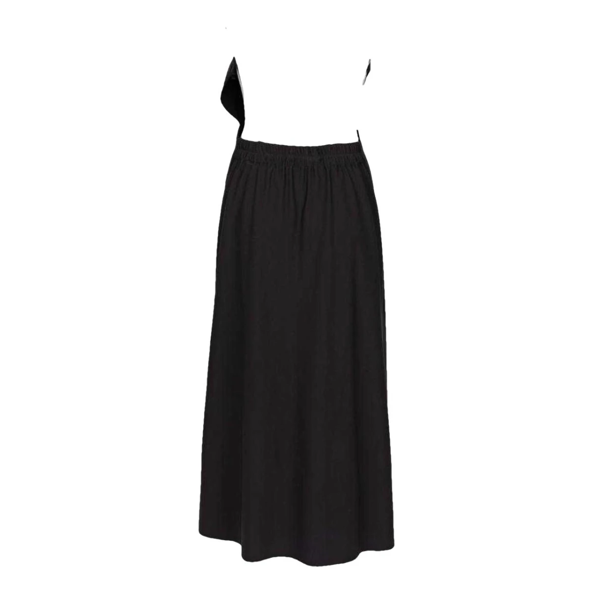 Pre-owned Anna October Mid-length Dress In Black