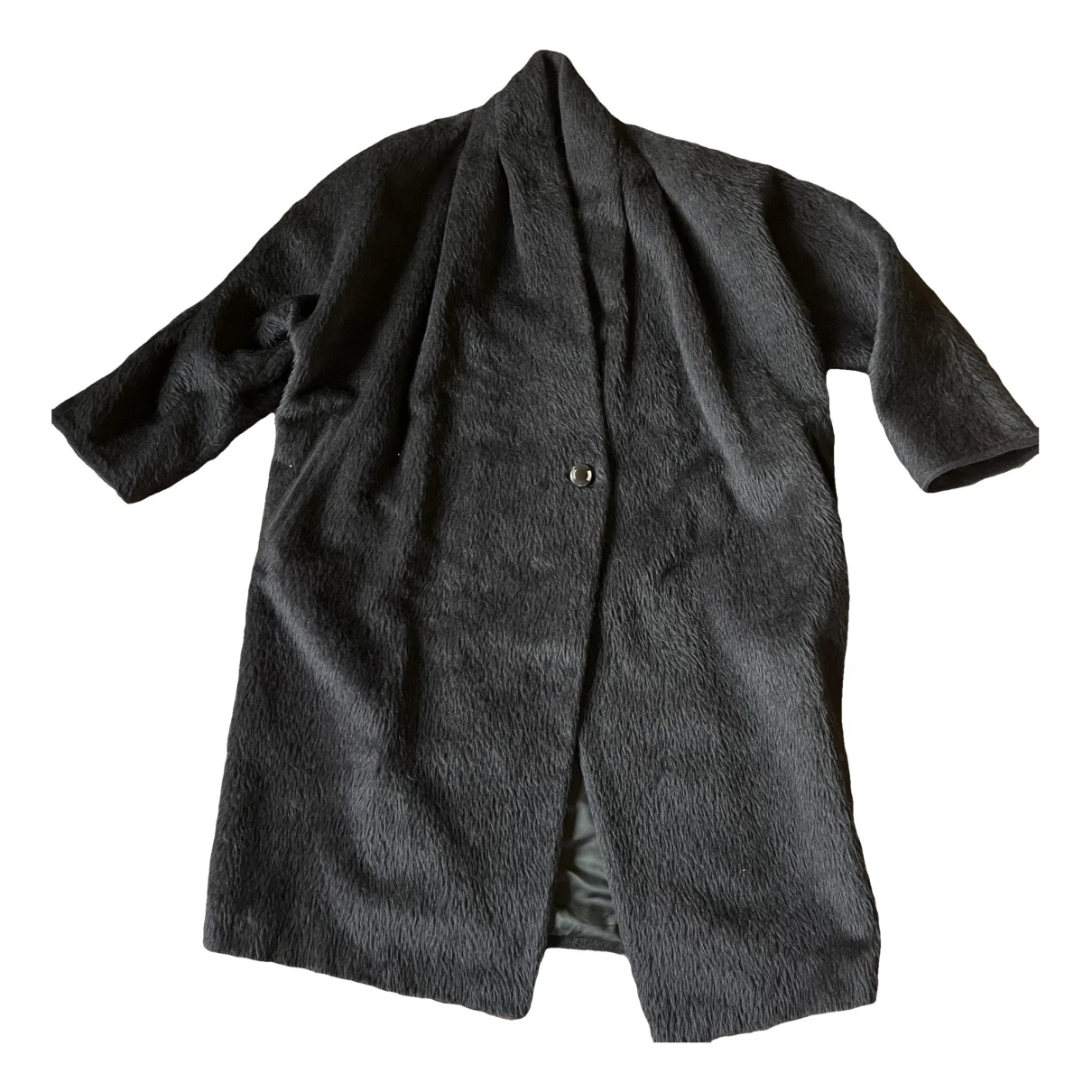 Pre-owned Max Mara Wool Coat In Black