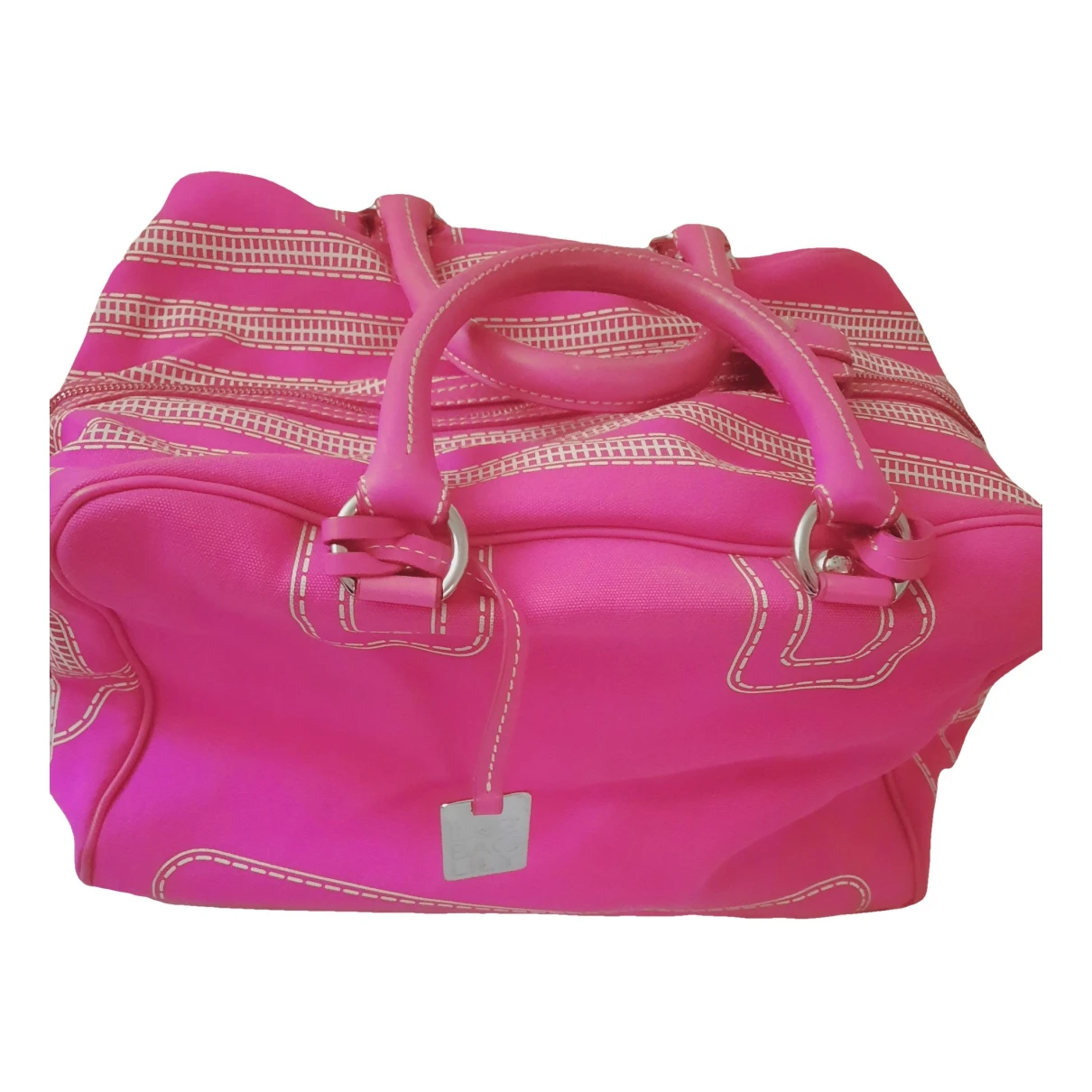 Pre-owned Dolce & Gabbana Leather 24h Bag In Pink
