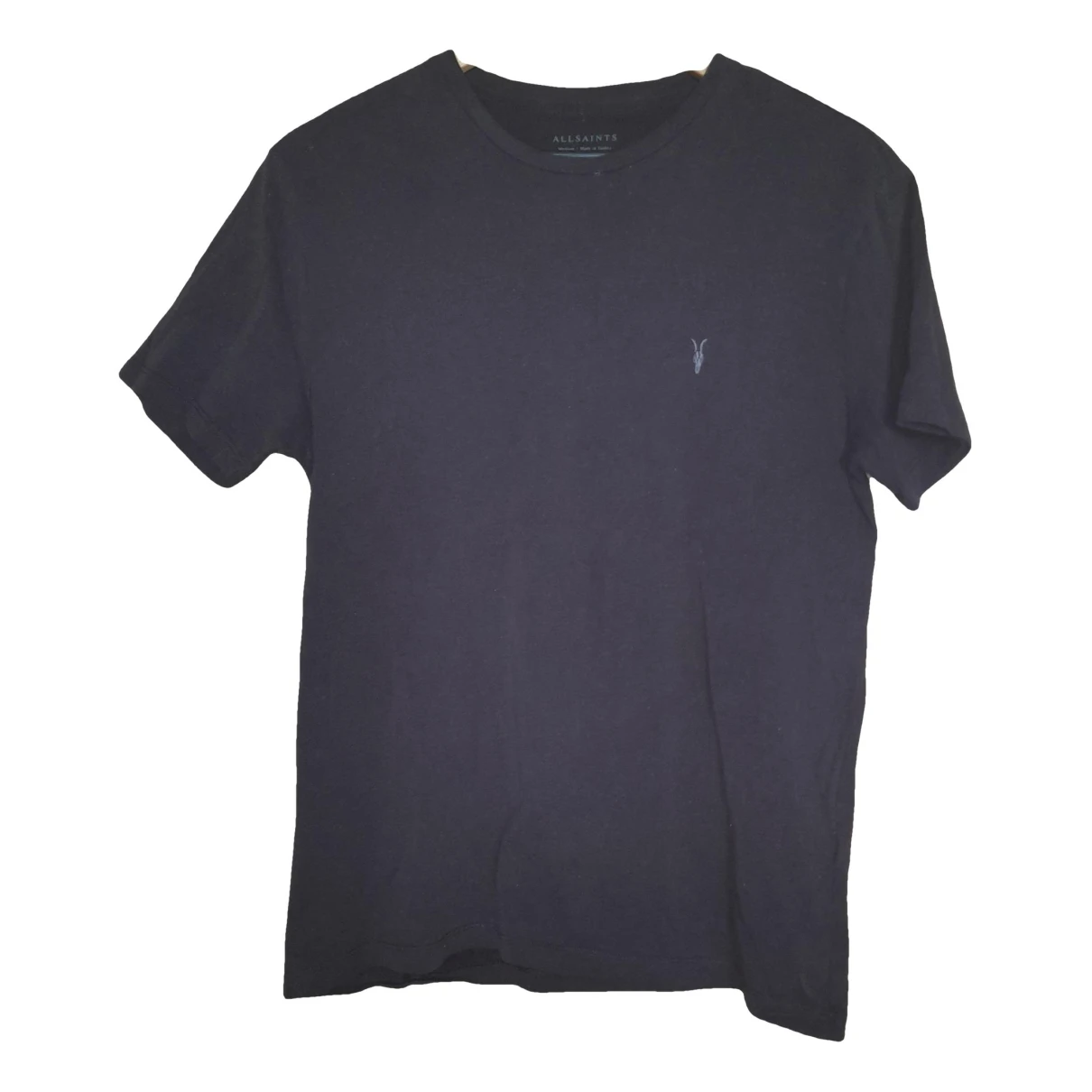 Pre-owned Allsaints T-shirt In Burgundy