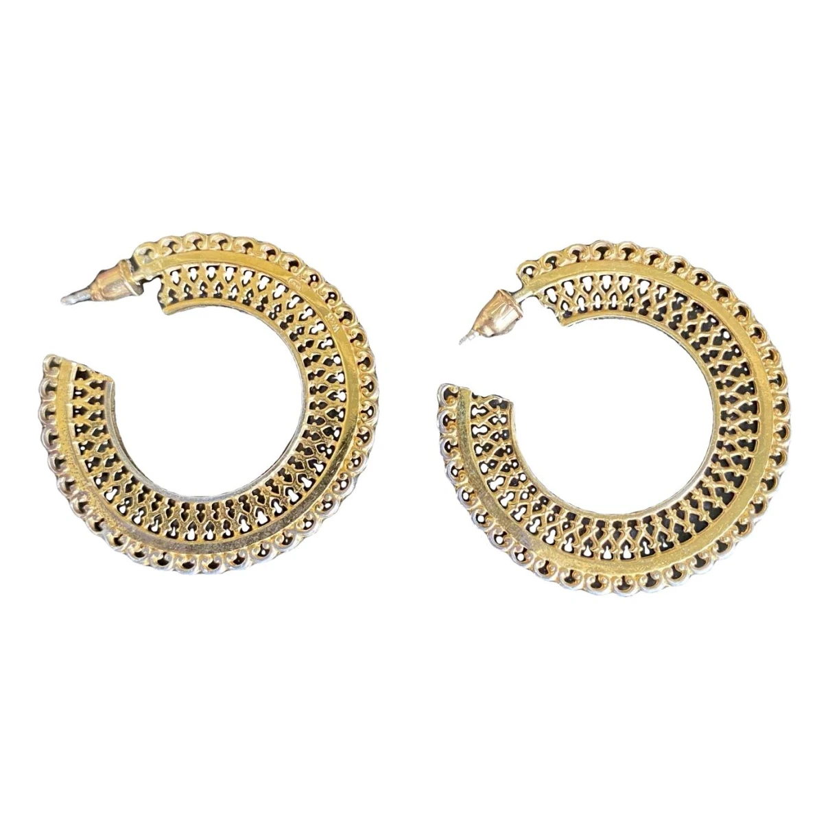 Pre-owned Wouters & Hendrix Silver Earrings In Gold