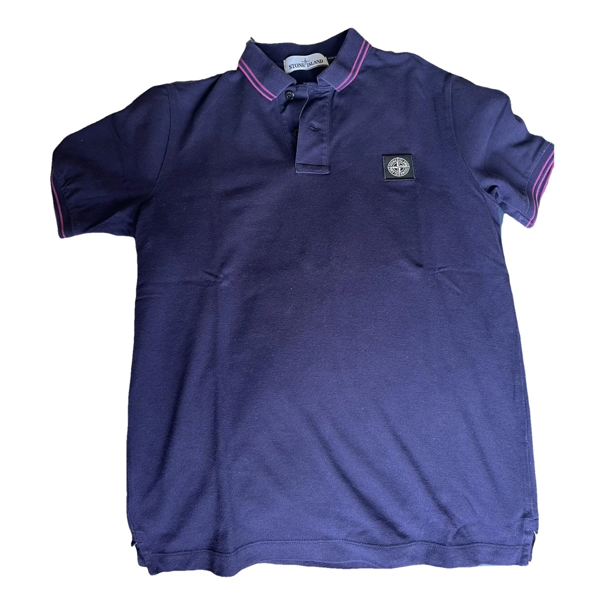 Pre-owned Stone Island Polo Shirt In Purple