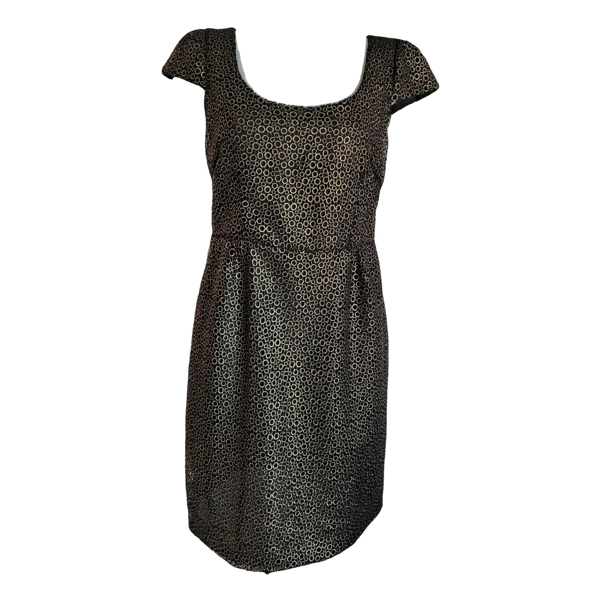 Pre-owned Hoss Intropia Mid-length Dress In Gold
