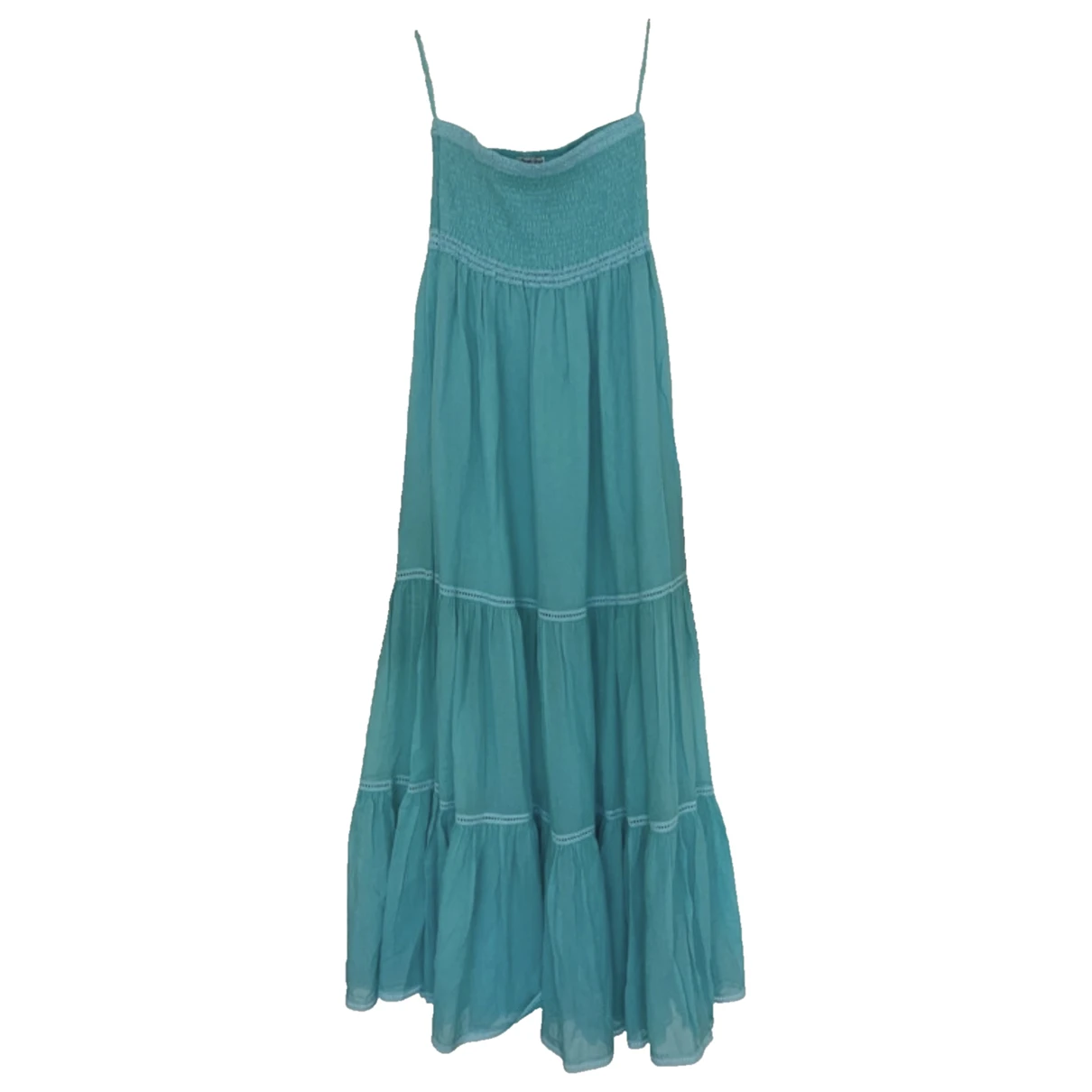 Pre-owned Charo Ruiz Maxi Dress In Turquoise
