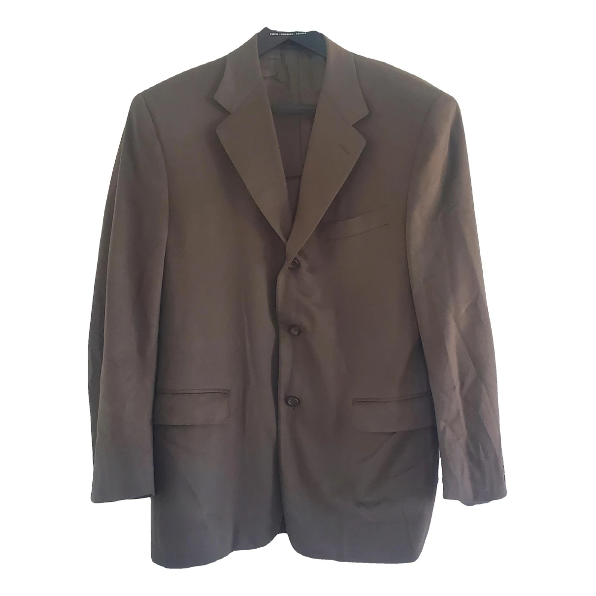 Pre-owned Canali Cashmere Suit In Khaki