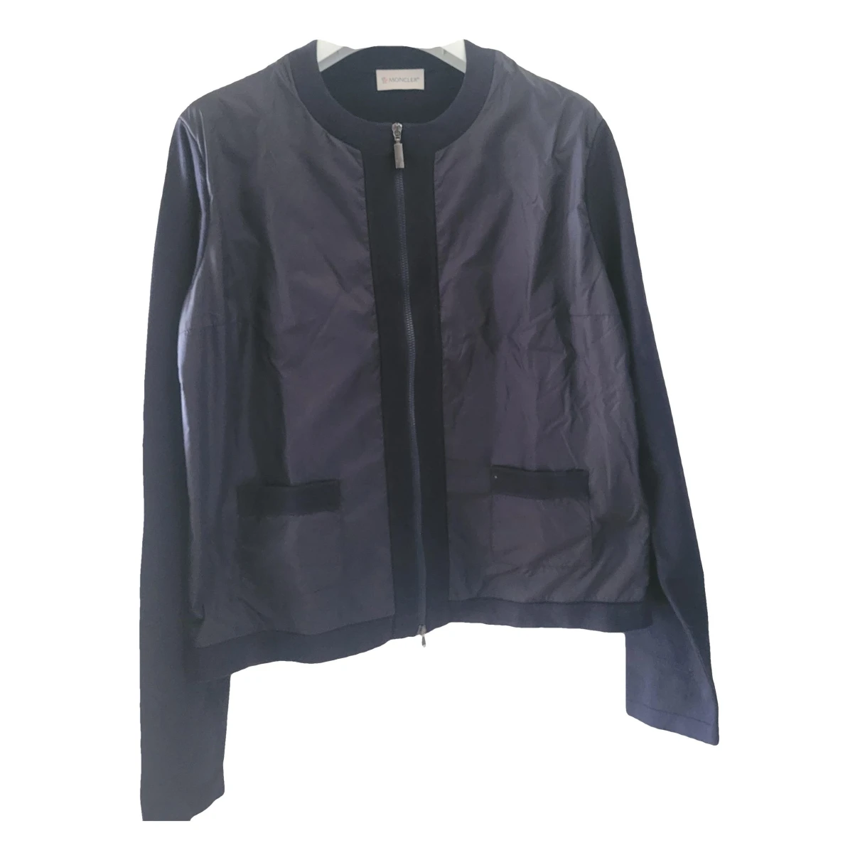 Pre-owned Moncler Cardigan In Blue