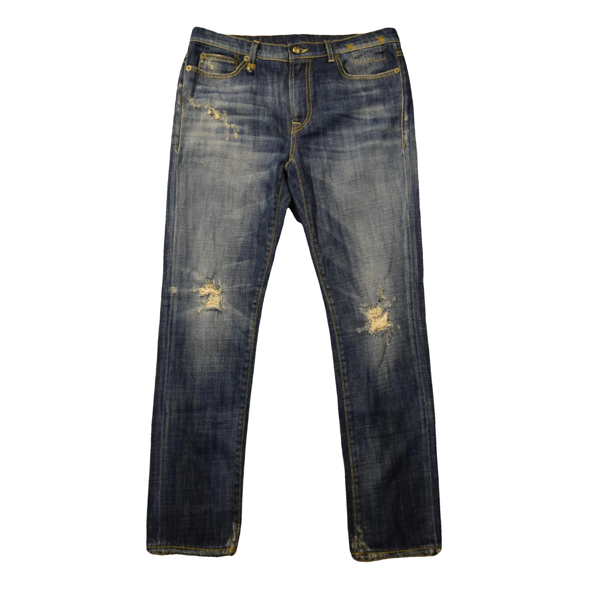 Pre-owned R13 Slim Jeans In Blue