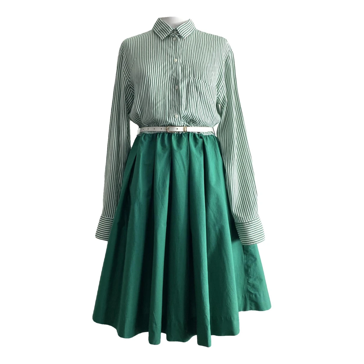Pre-owned Seventy Mid-length Dress In Green