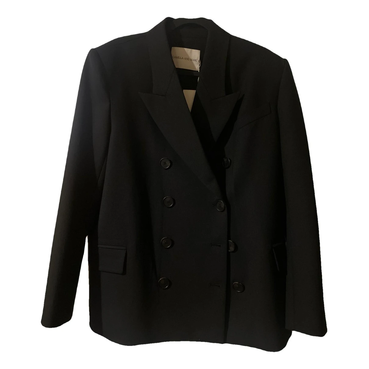 Pre-owned Camilla And Marc Wool Blazer In Black
