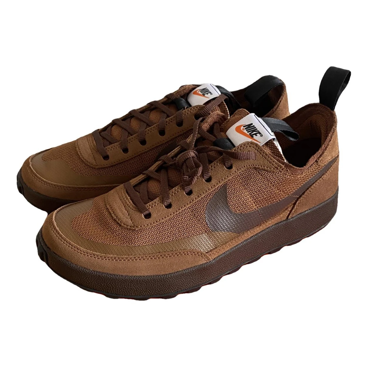 Pre-owned Nike X Tom Sachs Low Trainers In Brown